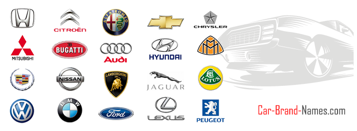 car brand logo and names