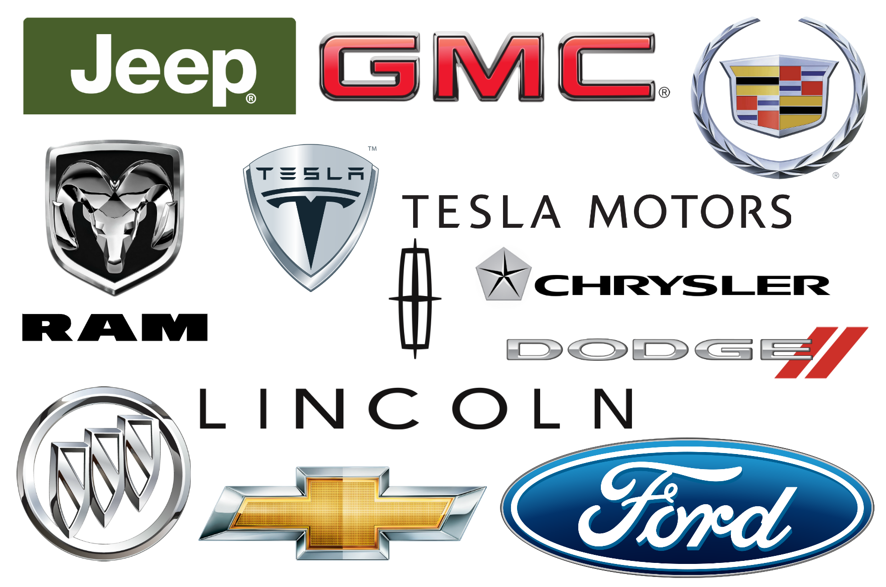 American Car Brands Companies And Manufacturers Car Brand Names