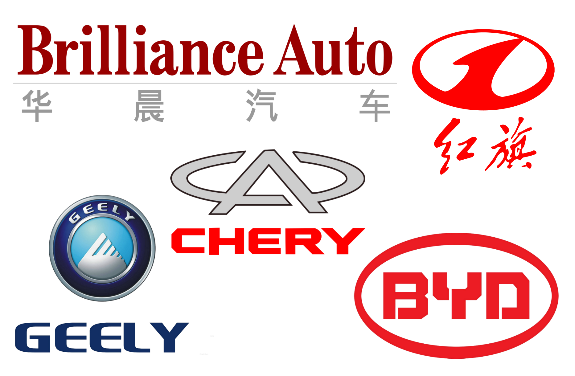 Chinese Car Brands, Companies and Manufacturers